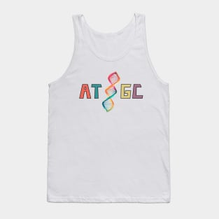 AT / GC, biotechnology, dna strand, molecular biology Tank Top